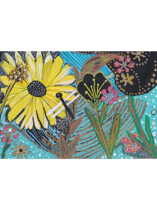 Maura Satchell Artist Other - Abstract art - signed giclee reproduction art nature painting "7.83 Hertz"